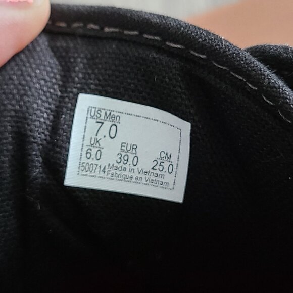 Vans mens Atwood textile black grey and red low top canvas sneakers size 7 - Picture 12 of 12